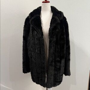 Chic Black Teddy Jacket